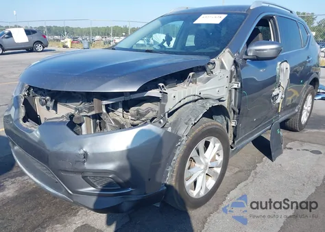 2016 Nissan Rogue Sv from USA, damaged, VIN KNMAT2MT9GP711693